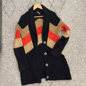 Free people long chunky cardigan
